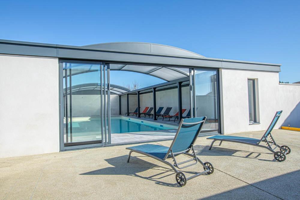 La Corvette Maison Avec Piscine/Parking/Wifi/Plages 5Kms レ・マトゥ エクステリア 写真